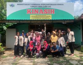 Kegiatan Meditas Lansia Bersama dengan Mahasiswa KKN-65 USD Dengok 1 di LKS Kinasih